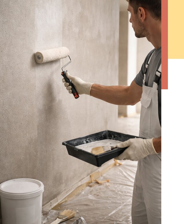 Грунтовка стен в Узловой от 2241 руб. м2 — быстро, недорого, с материалом | ОТДЕЛОЧНИК-Злв