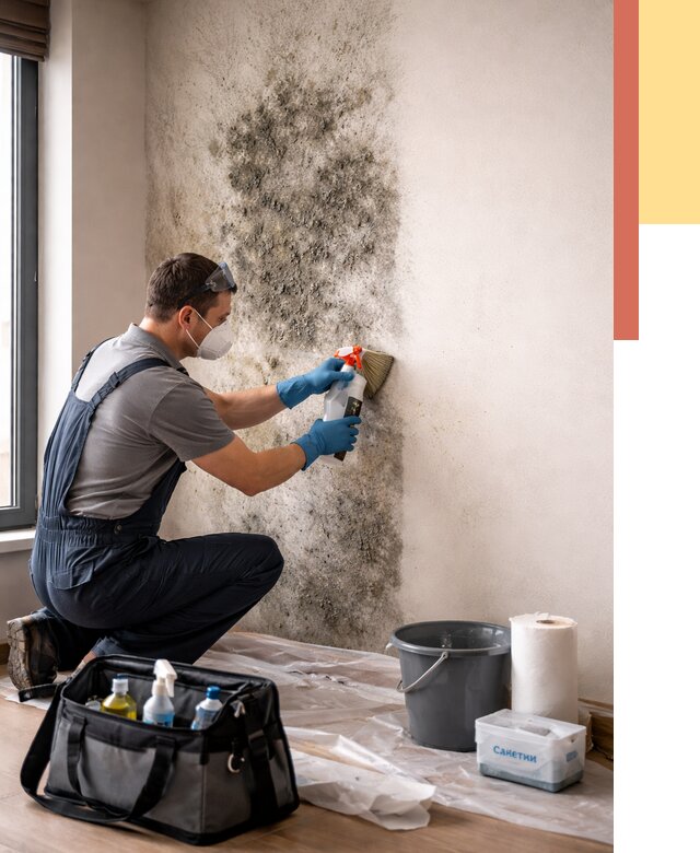Удаление плесени со стен в Узловой от 2190 руб. — быстро и недорого | ОТДЕЛОЧНИК-Злв
