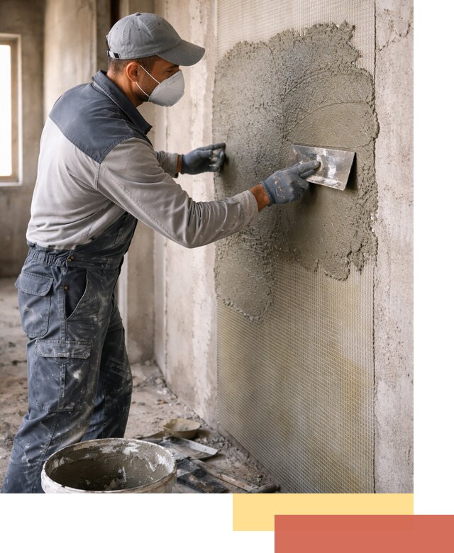 Штукатурка стен по сетке в Узловой под ключ качественно и быстро