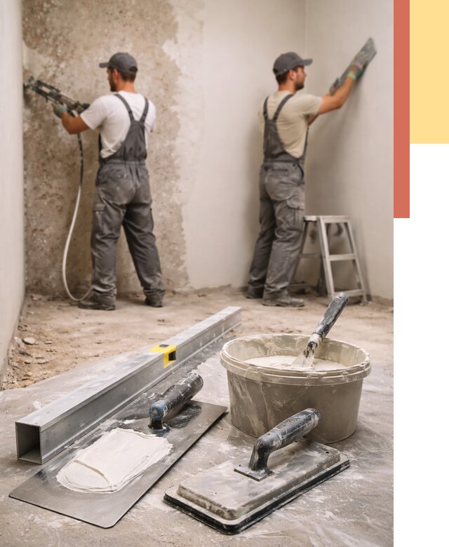 Штукатурка стен под обои в Узловой от 4583 руб./м2 — выравнивание под обои | ОТДЕЛОЧНИК-Злв