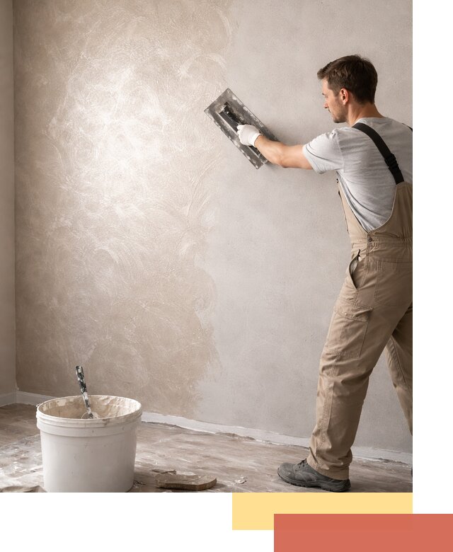 Декоративная штукатурка «Мокрый шелк» под ключ в Узловой