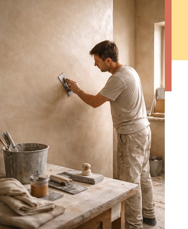 Марокканская штукатурка таделакт в Узловой под ключ от 4278 руб. | ОТДЕЛОЧНИК-Злв