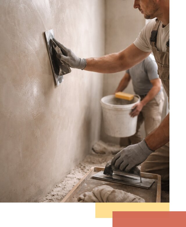 Нанесение марокканской штукатурки таделакт в Узловой
