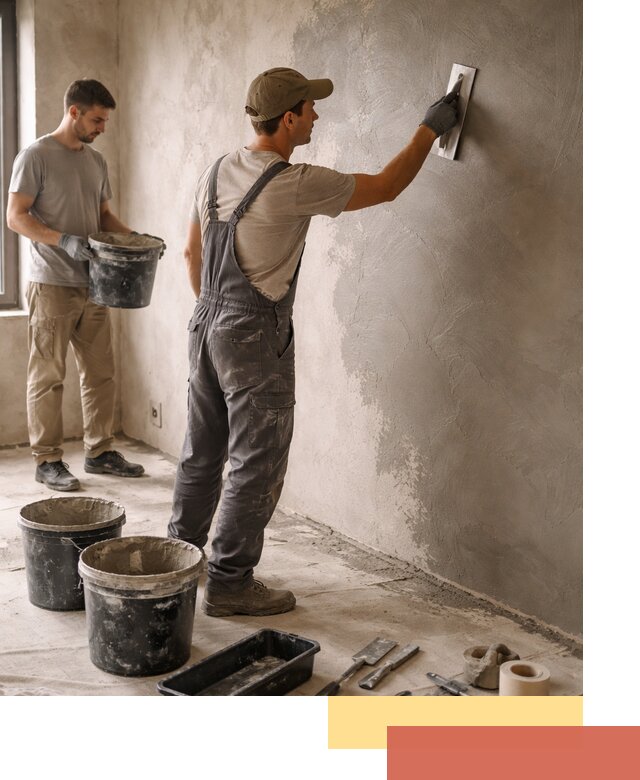 Нанесение микроцемента на стены в Узловой качественно и быстро