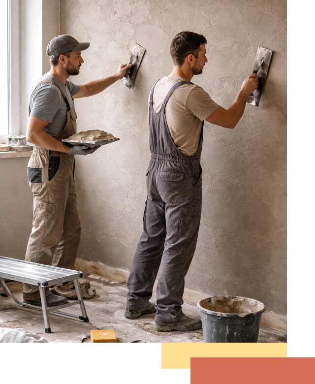 Ремонт декоративной штукатурки и восстановление фактуры в Узловой