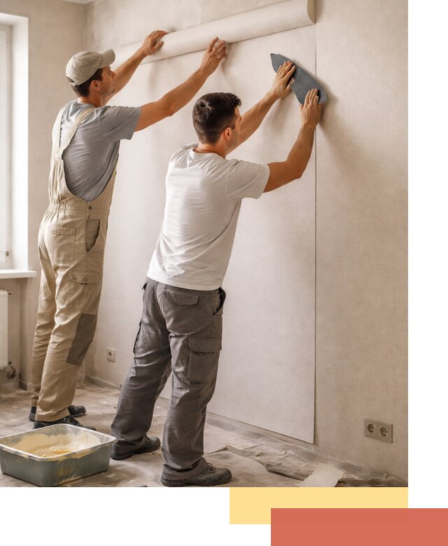 Поклейка виниловых обоев в Узловой профессионально и качественно