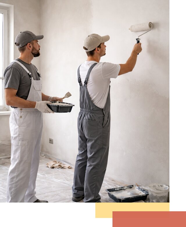 Покраска стен водоэмульсионной краской в Узловой