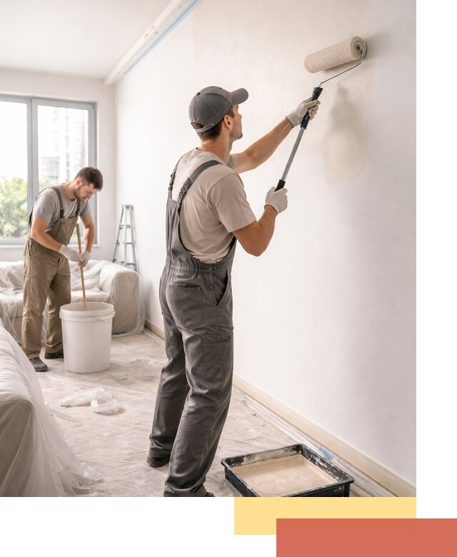 Покраска стен в офисе в Узловой — быстрый и качественный ремонт