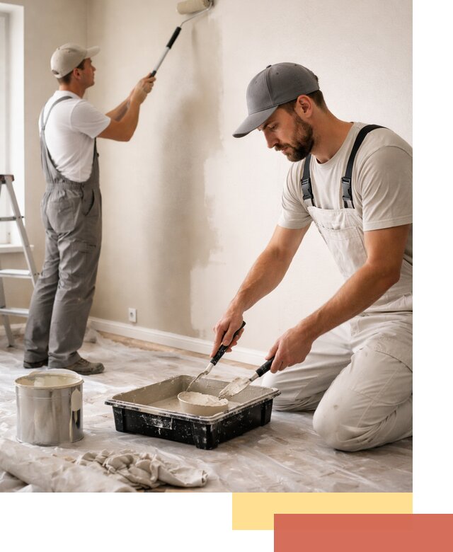 Покраска стен в квартире в Узловой — профессионально и аккуратно