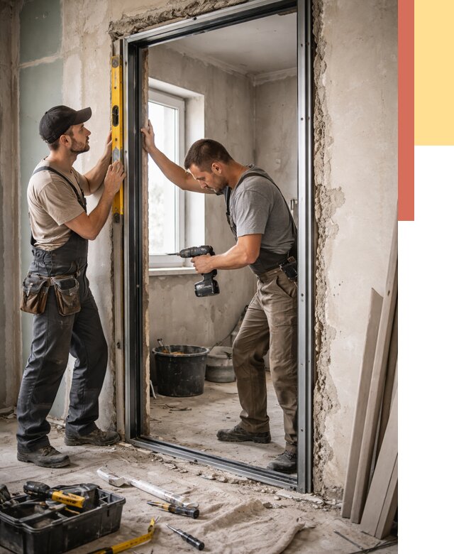 Закладка дверного проема в Узловой от 3565 руб. — быстро и недорого | ОТДЕЛОЧНИК-Злв