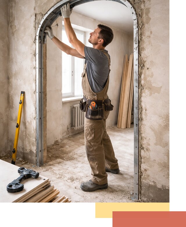 Устройство арочного проема в Узловой под ключ