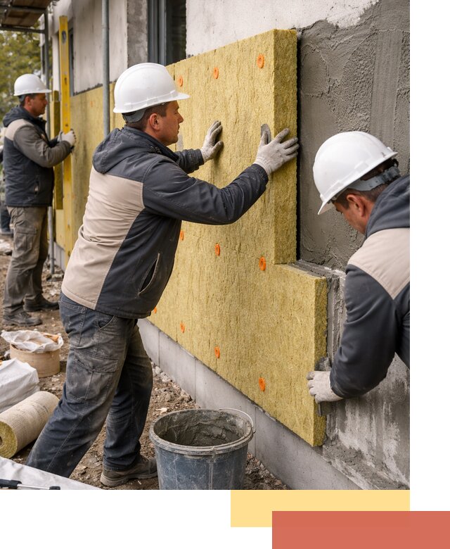 Утепление стен минватой в Узловой — тепло и звукоизоляция