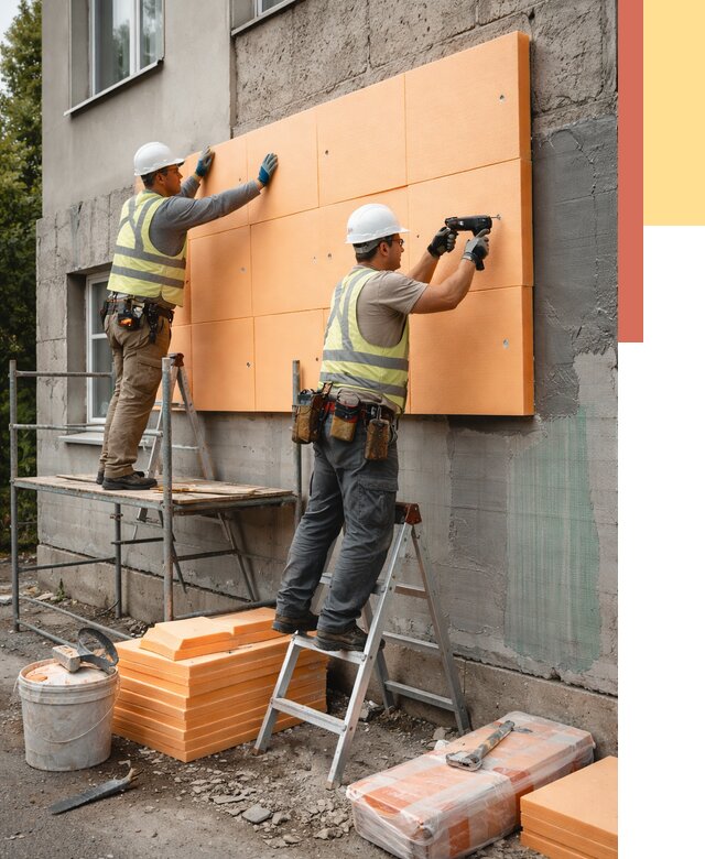 Утепление стен пеноплексом в Узловой от 1884 руб./м2 — быстро и недорого | ОТДЕЛОЧНИК-Злв