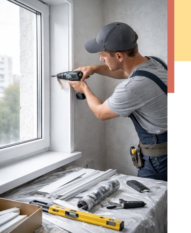 Установка пластиковых откосов в Узловой от 2292 руб. | ОТДЕЛОЧНИК-Злв монтаж, быстро и недорого