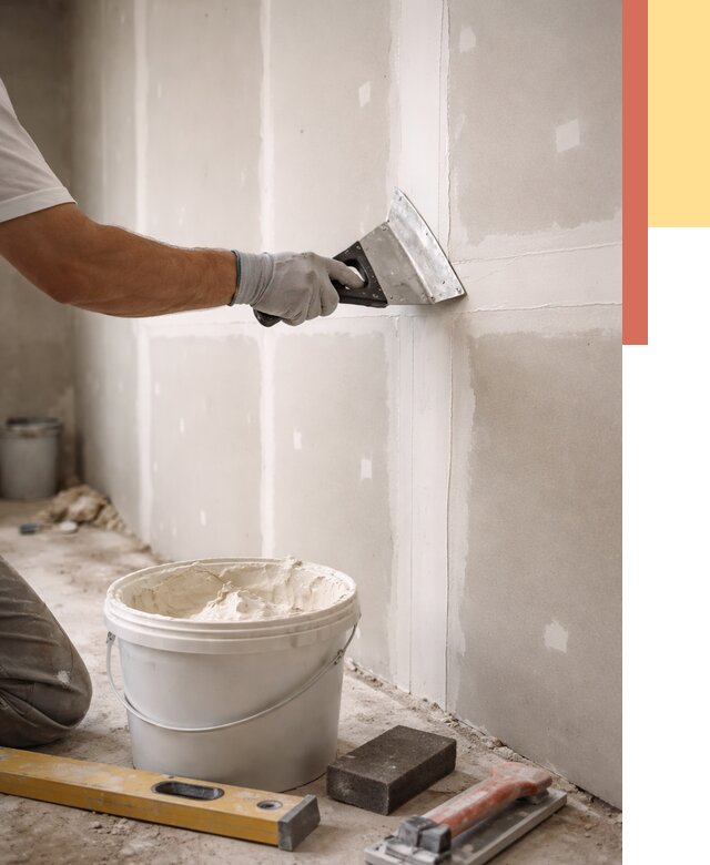 Шпаклевка перегородок из гипсокартона в Узловой от 2546 руб. — услуги ОТДЕЛОЧНИК-Злв