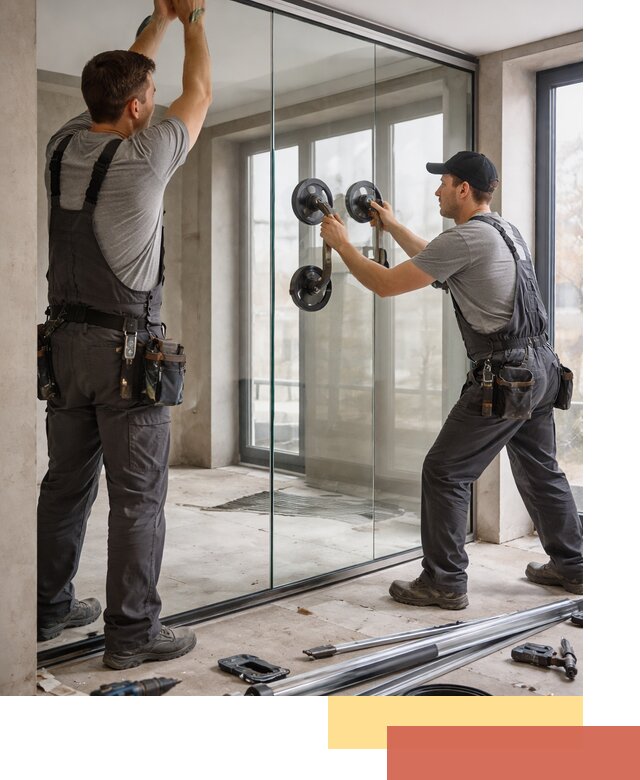 Цельностеклянные перегородки под ключ в Узловой