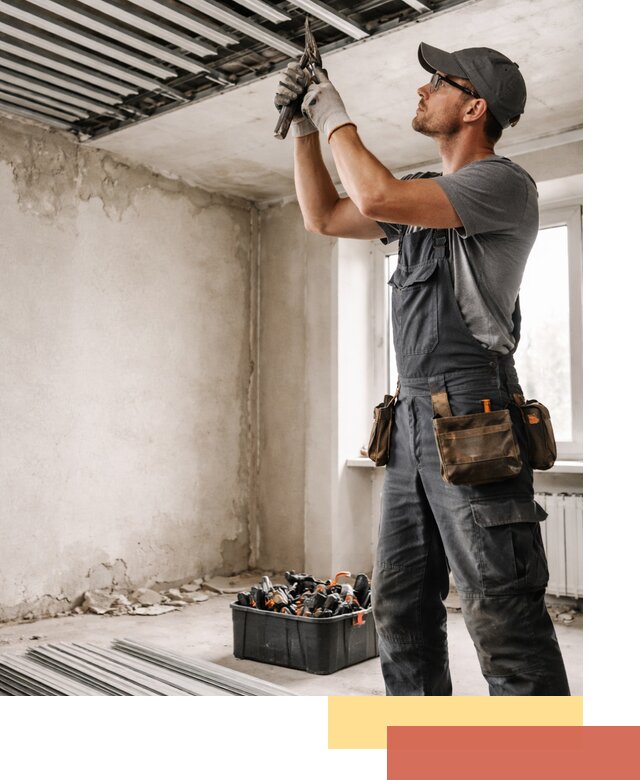 Демонтаж реечного потолка в Узловой быстро и аккуратно