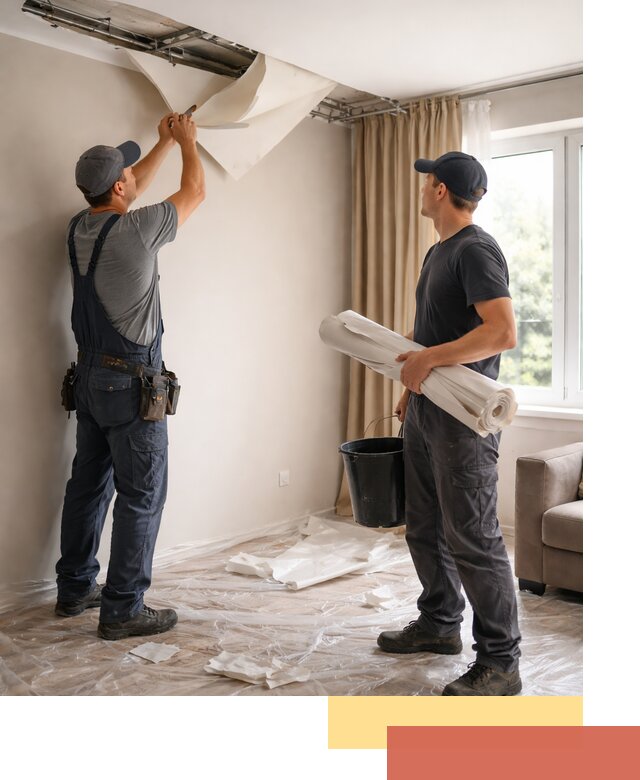 Демонтаж натяжного потолка в Узловой быстро и аккуратно