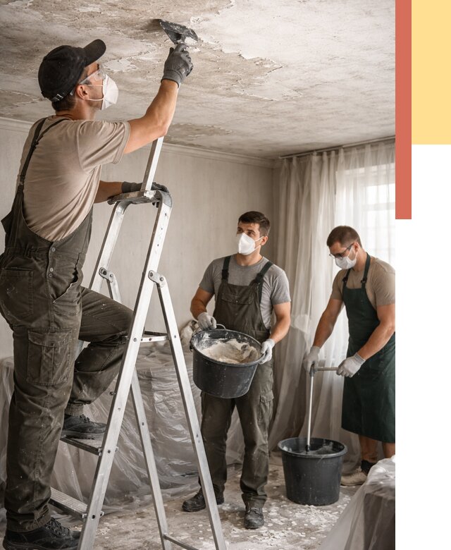 Удаление побелки с потолка в Узловой от 2546 руб. быстро и недорого | ОТДЕЛОЧНИК-Злв