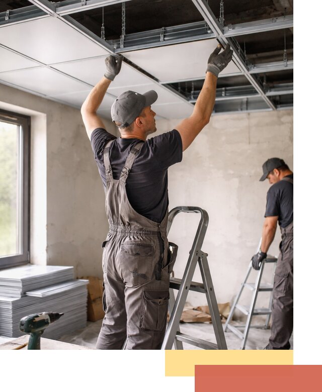 Монтаж кассетного потолка в Узловой качественно и быстро