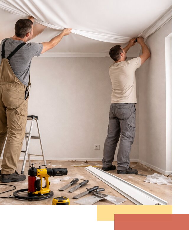 Монтаж ПВХ натяжного потолка в Узловой качественно и быстро