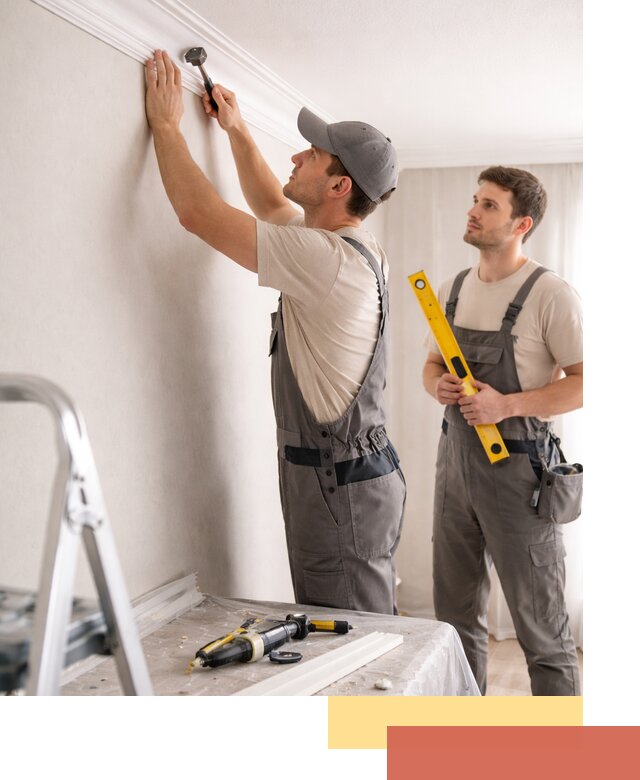 Монтаж потолочного плинтуса в Узловой качественно и быстро