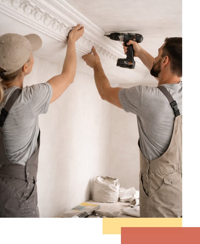 Профессиональный монтаж лепнины на потолок в Узловой