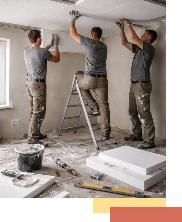 Утепление потолка пенопластом в Узловой быстро и качественно